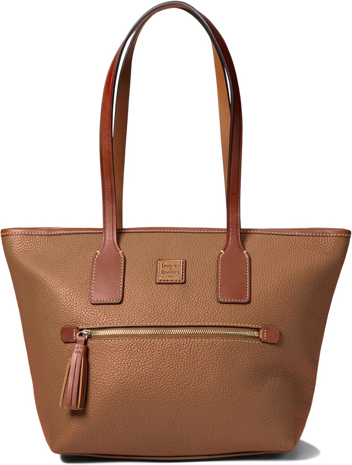 

Маленькая сумка-тоут Pebble Dooney & Bourke, цвет Caramel