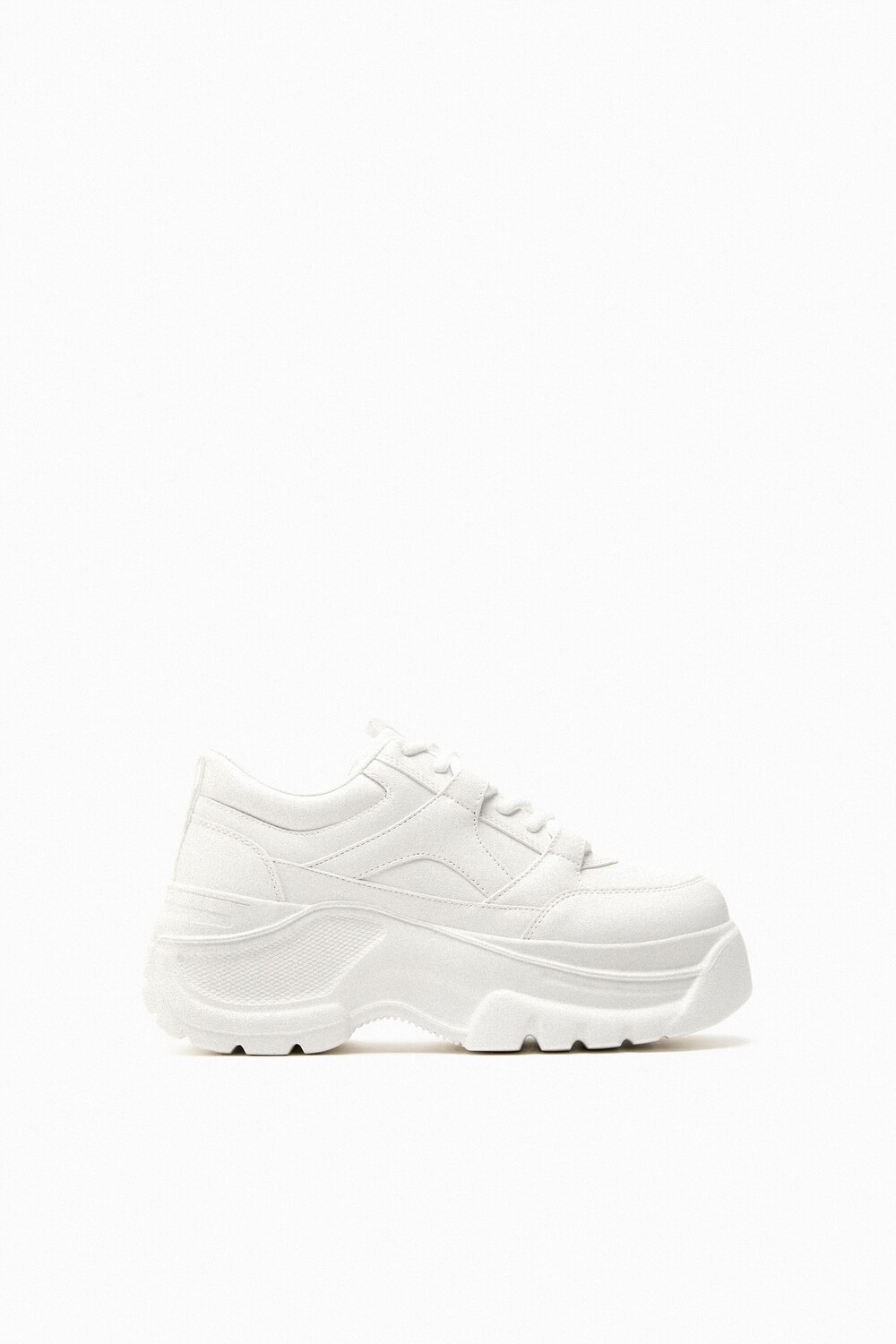 

Кроссовки на платформе Zara, белый