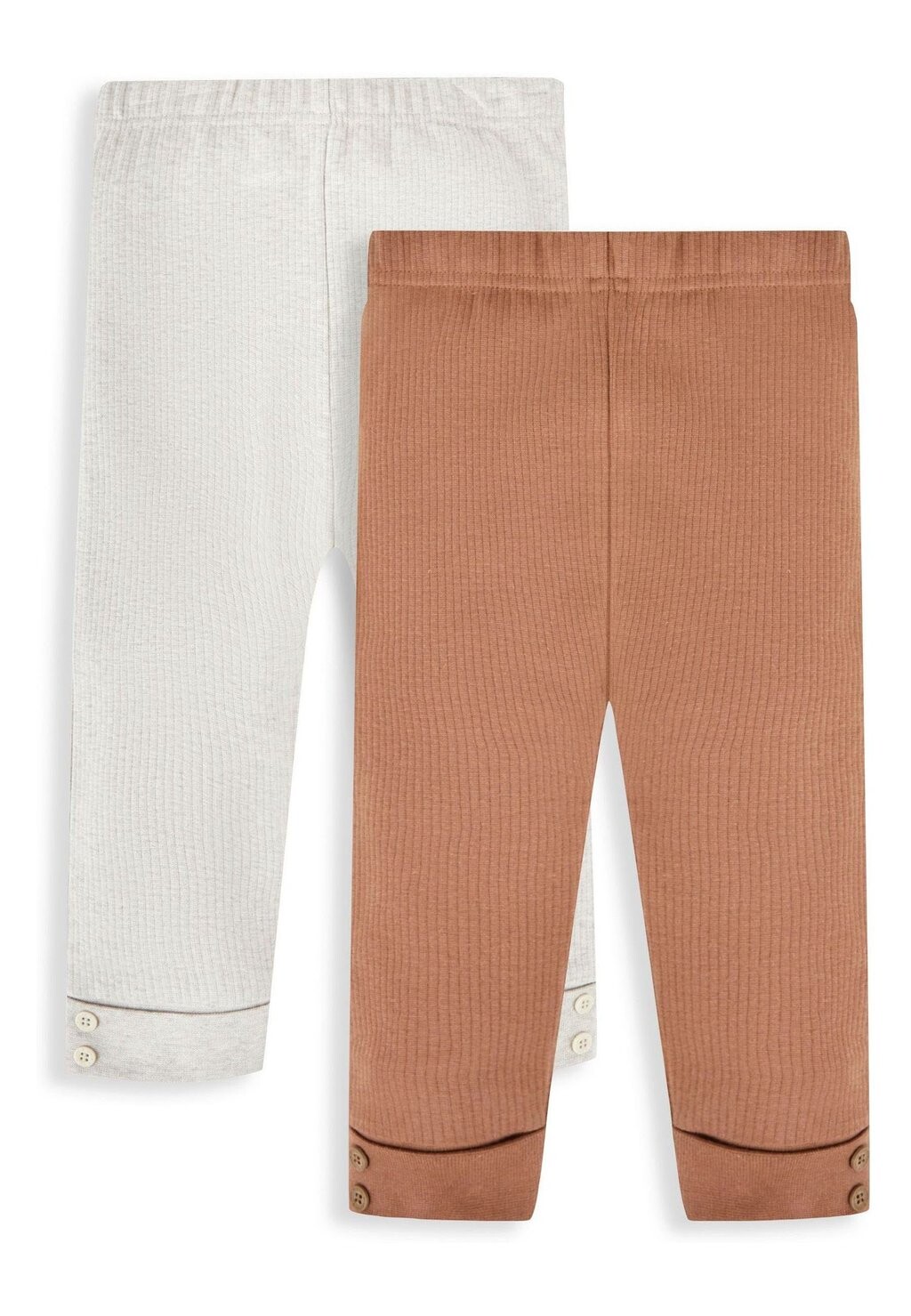 

Леггинсы 2-Pack JoJo Maman Bébé, цвет mocha brown natural