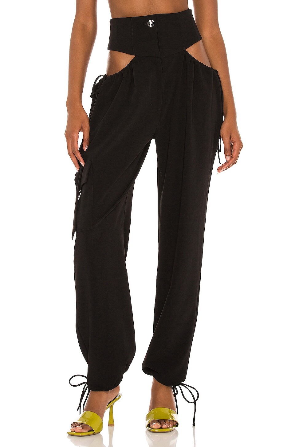 

Брюки джоггеры h:ours Suki Cutout Jogger, черный