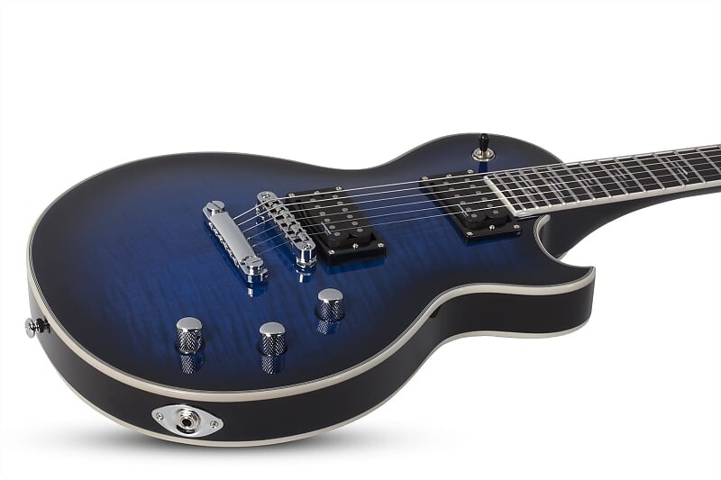 

Электрогитара Schecter Solo-II Supreme See-Thru Blue Burst
