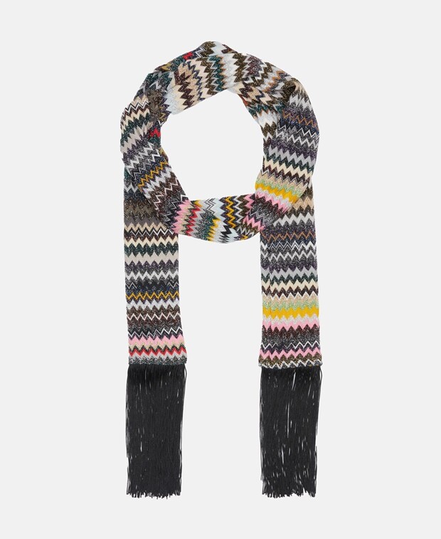 

Вязаный шарф Missoni, икра черная