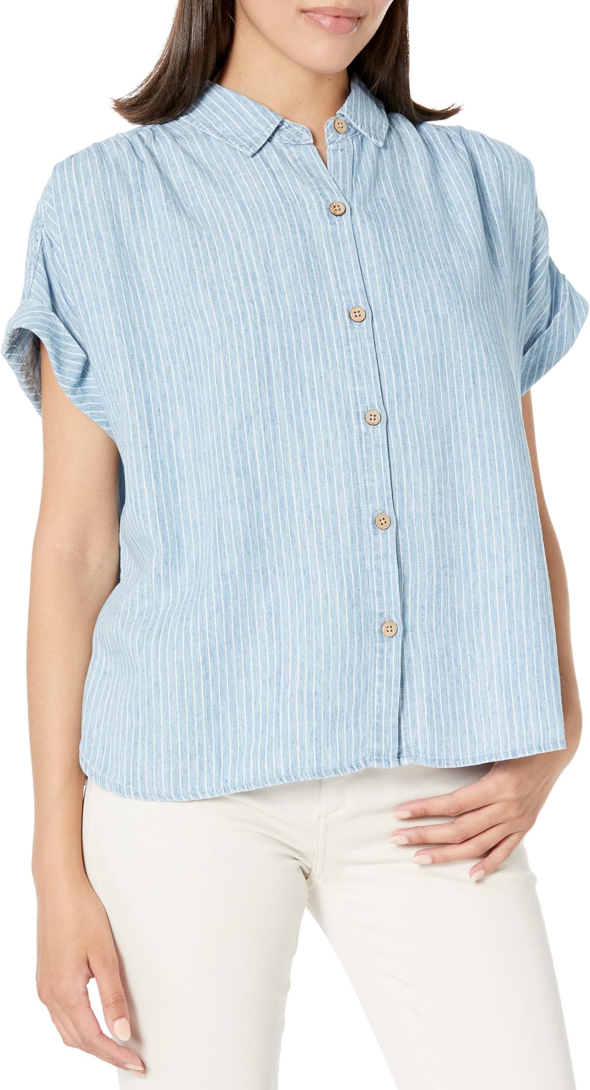 Рубашка «Бриз» Faherty, цвет Tried/True Stripe