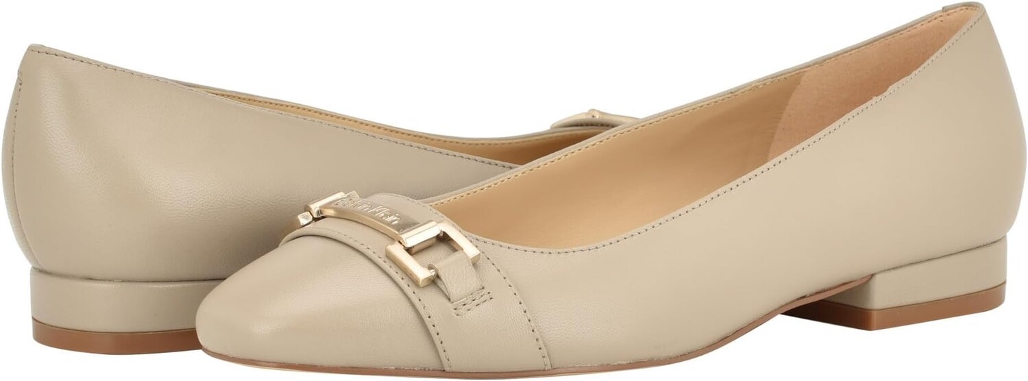 

Балетки Crystil Calvin Klein, цвет Taupe Leather