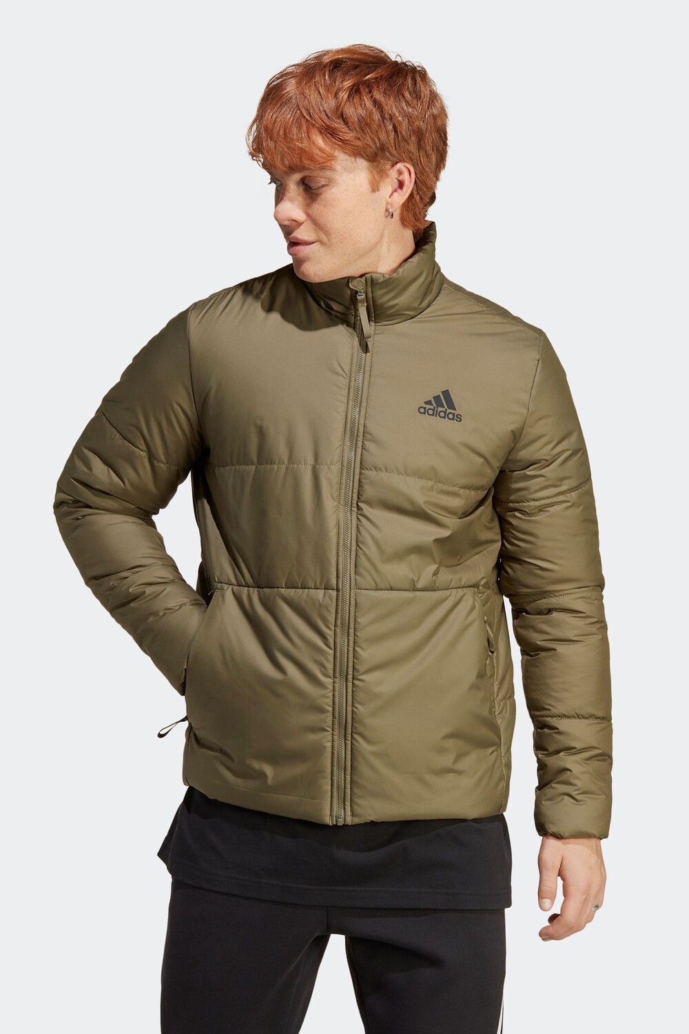

Утепленная куртка Bsc с 3 полосками Adidas Terrex, зеленый