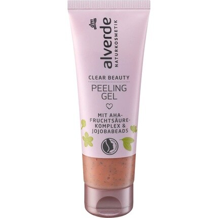 

Naturkosmetik Clear Beauty Пилинг-гель с комплексом фруктовых кислот Aha и шариками жожоба 50 мл, Alverde