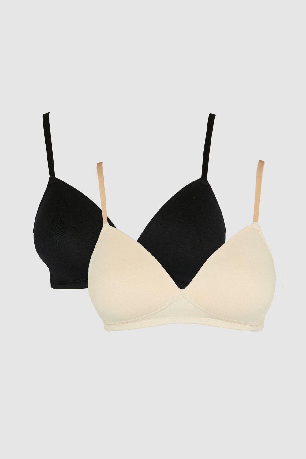 

Комплект из 2 бюстгальтеров без косточек Micro Debenhams, черный