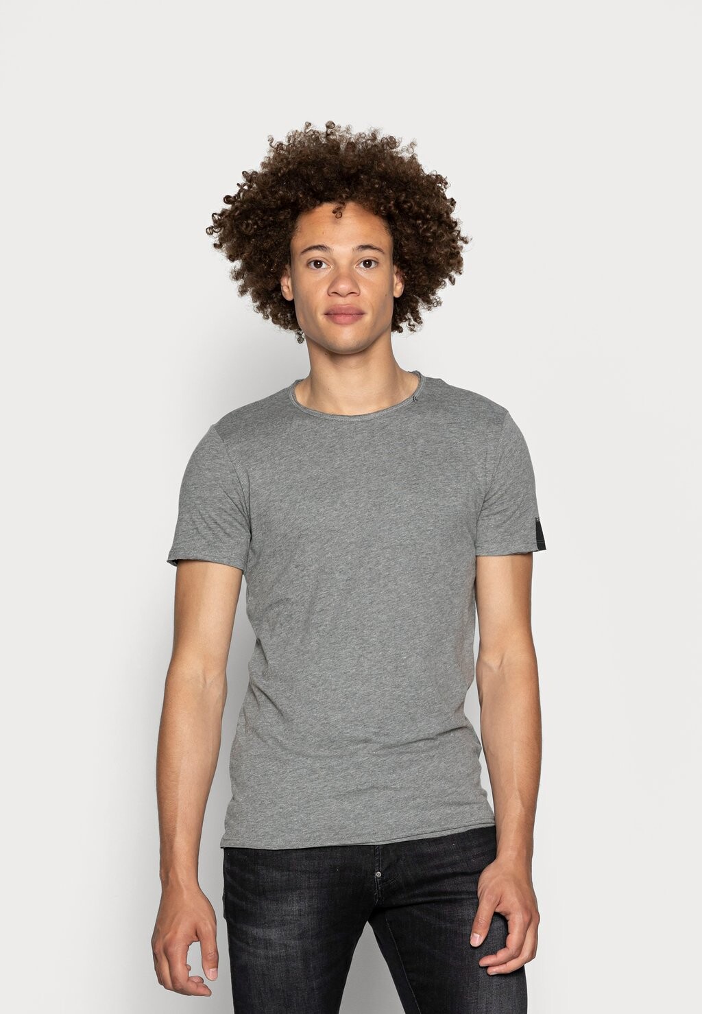 

Футболка базовая Replay, цвет dark grey melange