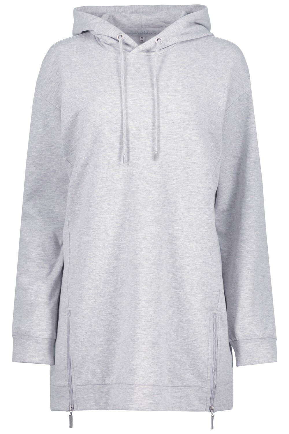 Толстовка Gina Laura Hoodie Shirt, цвет grau melange