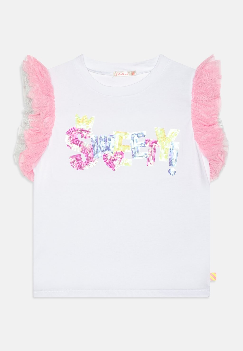

Футболка с принтом SHORT SLEEVES TEE Billieblush, цвет white