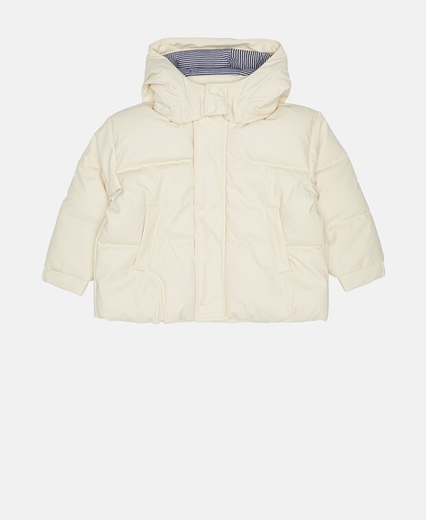 

Стеганая куртка Petit Bateau, экрю