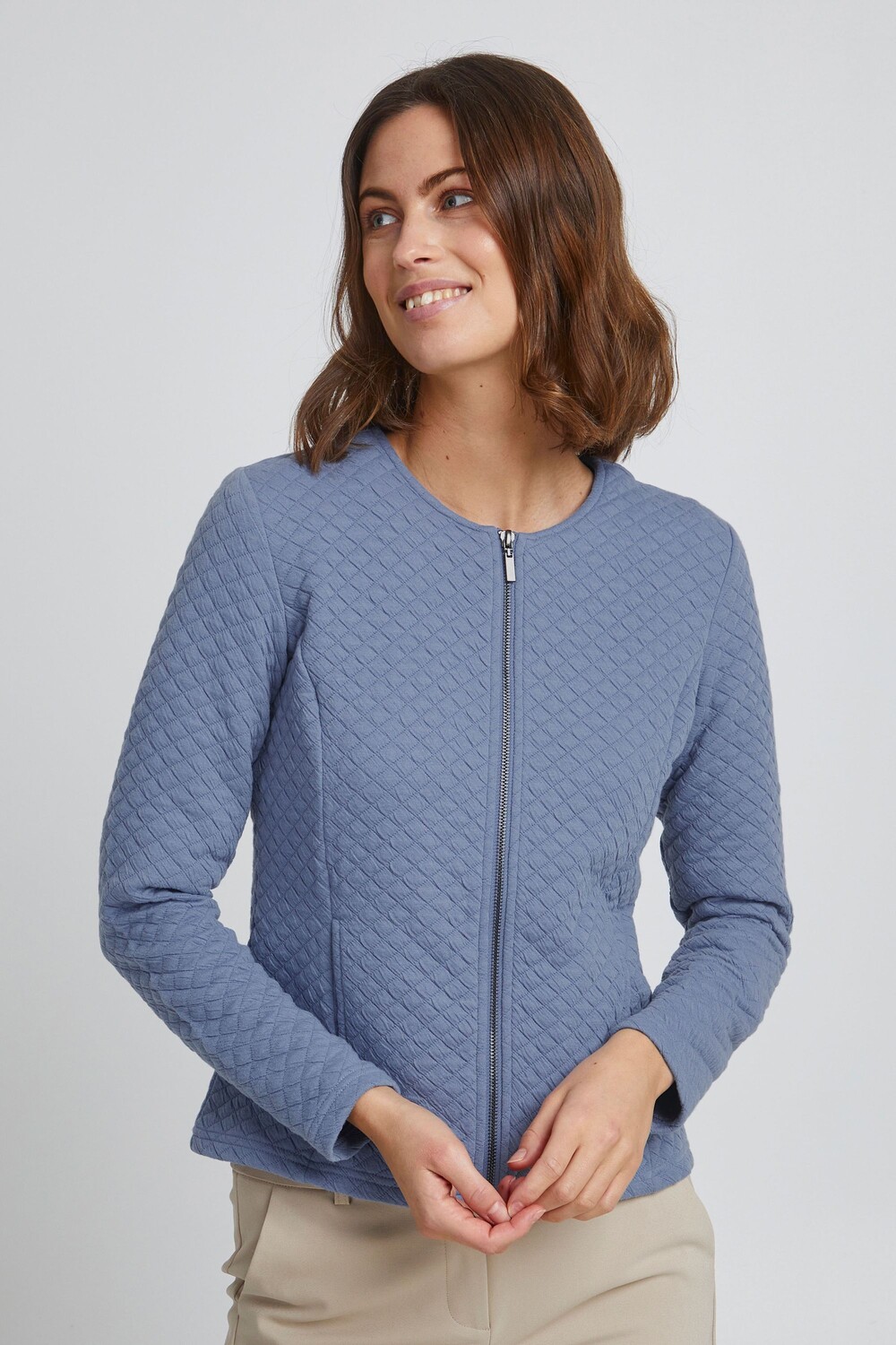 

Кардиган Fransa Sweatjacke, синий