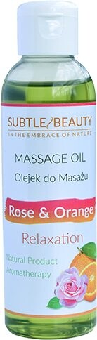 

Тонкая красота, Натуральное расслабляющее массажное масло Роза и Апельсин, Subtle Beauty