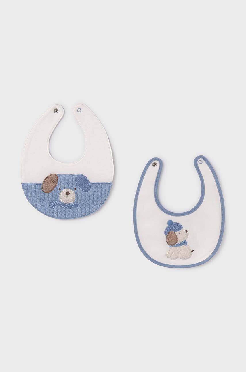 

Mayoral Нагрудник для новорожденных, 2 шт Mayoral Newborn, синий