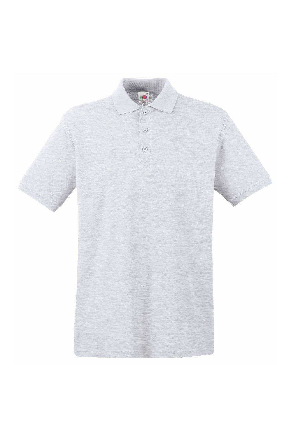 Рубашка поло премиум-класса с короткими рукавами , серый Fruit of the Loom