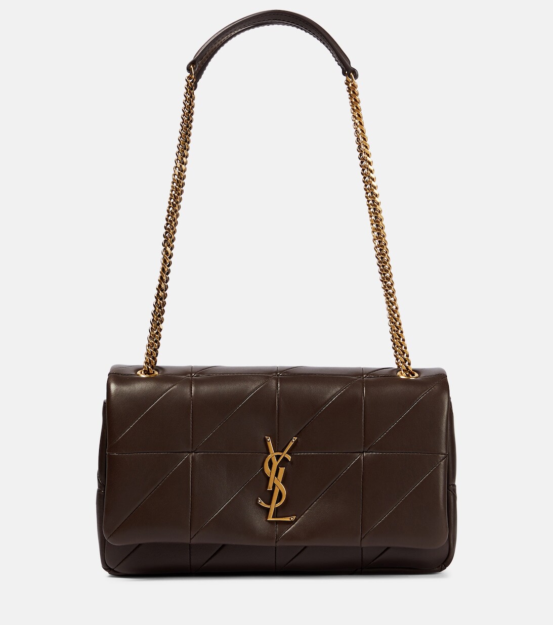 

Сумка Jamie из кожи среднего размера Saint Laurent, коричневый