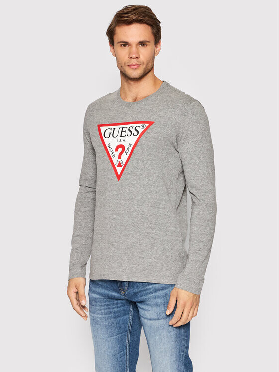 

Облегающий крой с длинными рукавами Guess, серый