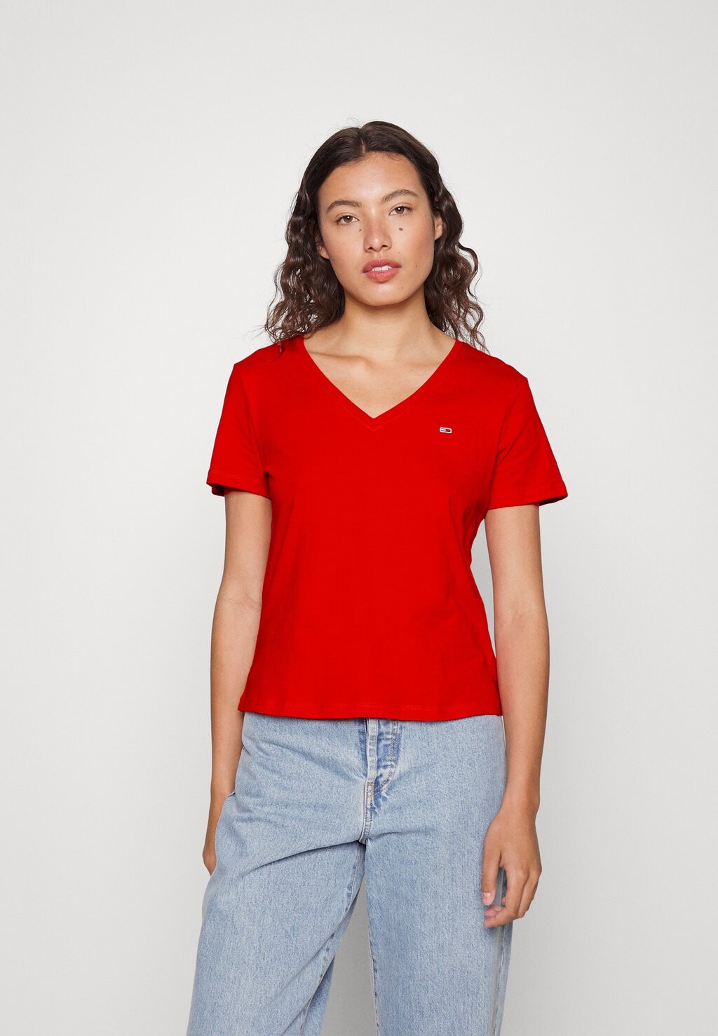 

Топ Tommy Jeans, темно-малиновый