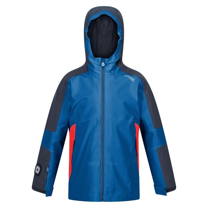 

Водонепроницаемая куртка Rayz для мальчиков и девочек Imperial Blue, India Grey REGATTA, цвет azul