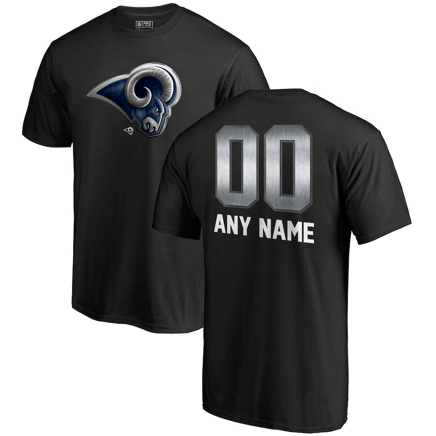 

Футболка с коротким рукавом Fanatics Branded Los Angeles Rams, черный
