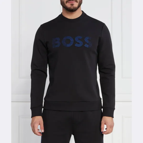 

Толстовка Salbo 1 стандартного кроя Boss, черный