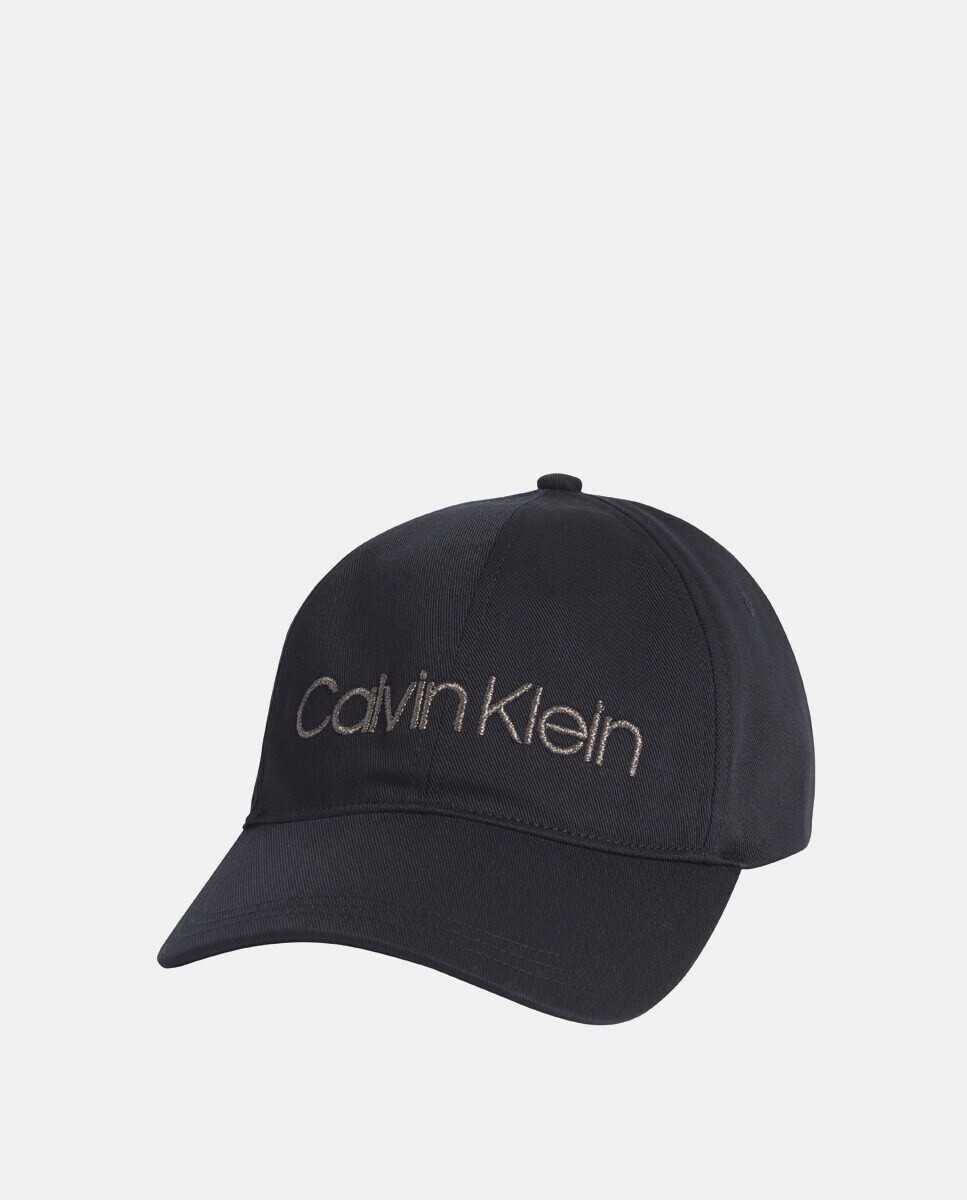 

Черная кепка из органического хлопка Calvin Klein, черный