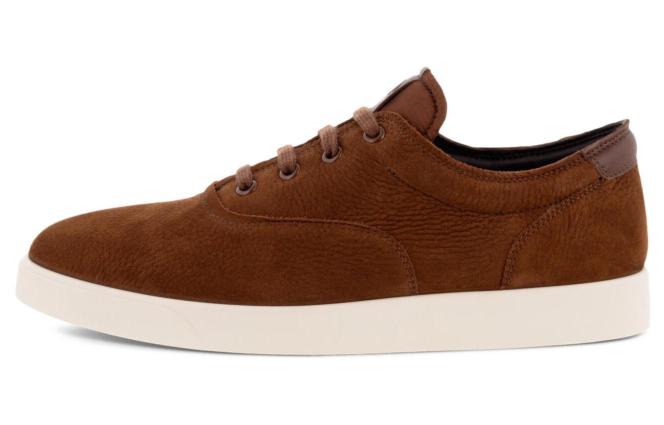 

Кроссовки ecco Skateboarding Shoes Men Low-top Brown, коричневый