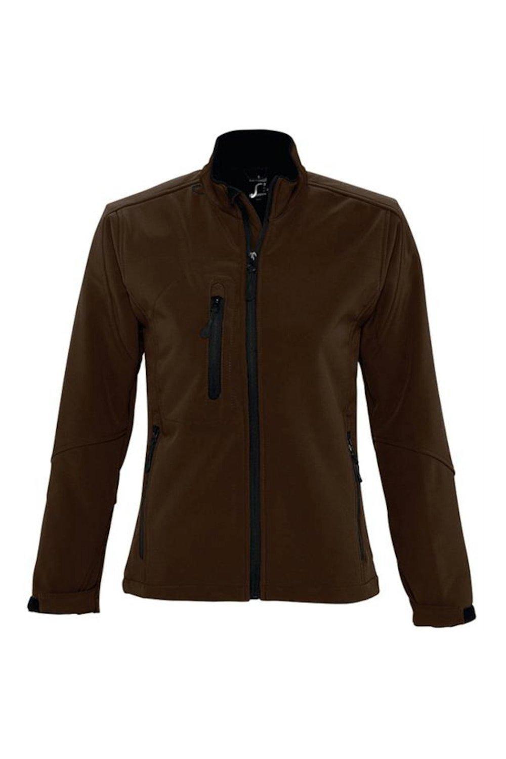 Куртка Roxy Soft Shell (дышащая, ветрозащитная и водостойкая) SOL'S, коричневый