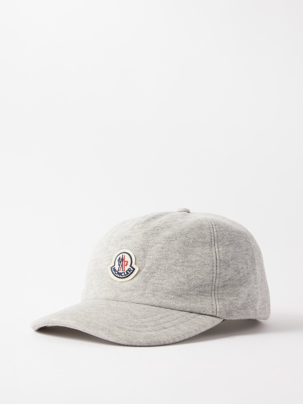 

Бейсболка из хлопкового джерси с нашивкой-логотипом Moncler, серый