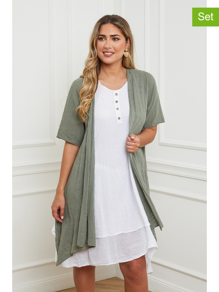 

Платье Plus Size Company 2tlg. Set, белый