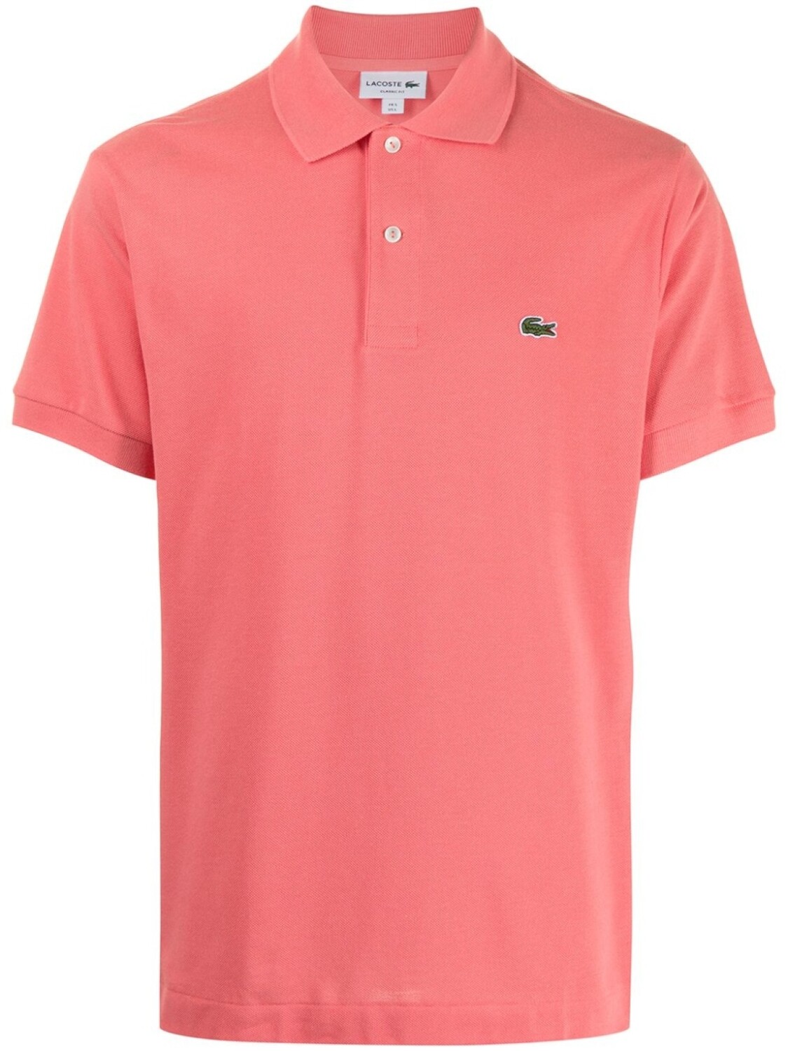 

Lacoste рубашка поло с аппликацией-логотипом, розовый