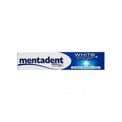 Отбеливающая зубная паста White System 75мл + 25мл, Mentadent
