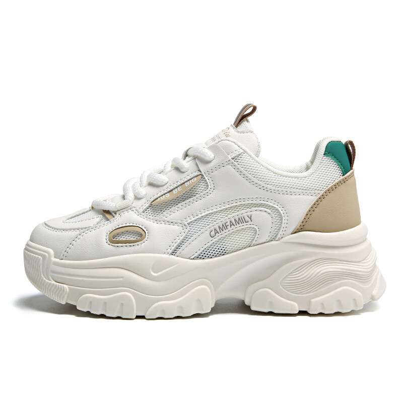 

Кроссовки для образа жизни Женские низкие City Camel, цвет White/Khaki