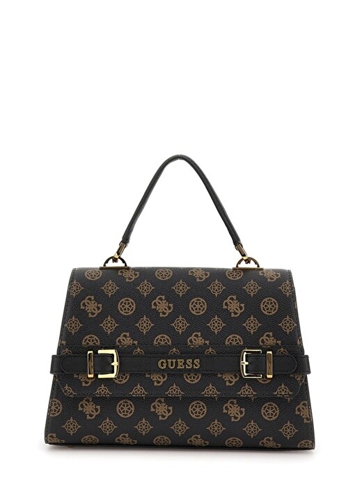 

Коричневая женская сумка через плечо Guess