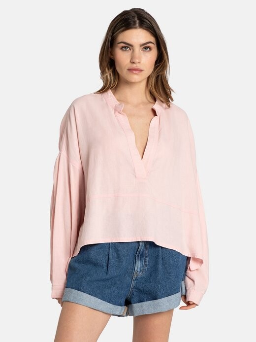

Блуза джуд льняная Free People, оранжевый