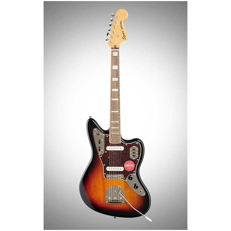 Электрогитара Squier Classic Vibe '70s Jaguar Electric Guitar, with Laurel Fingerboard, 3-Color Sunburst