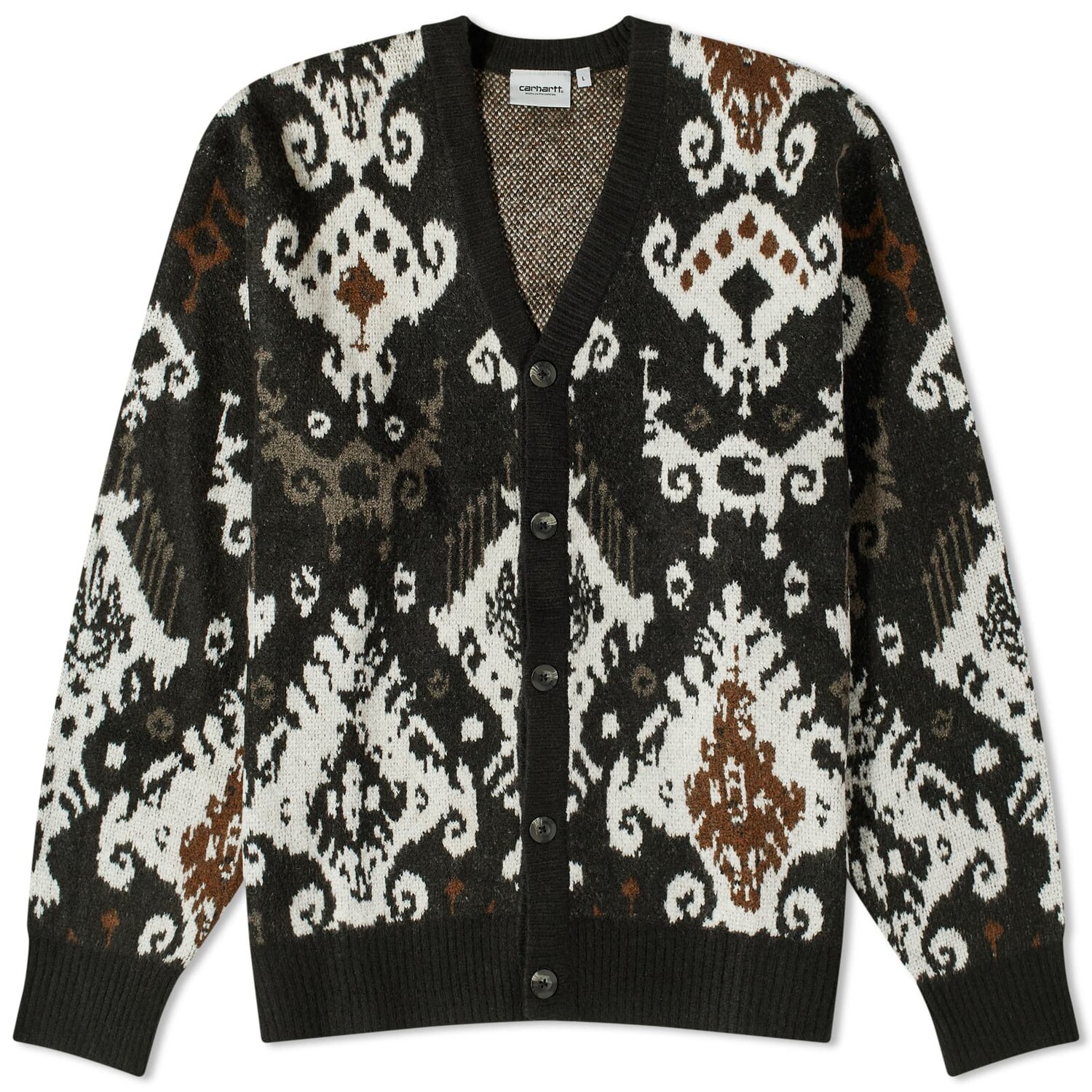 

Кардиган Carhartt Wip Baru, цвет Black Jacquard