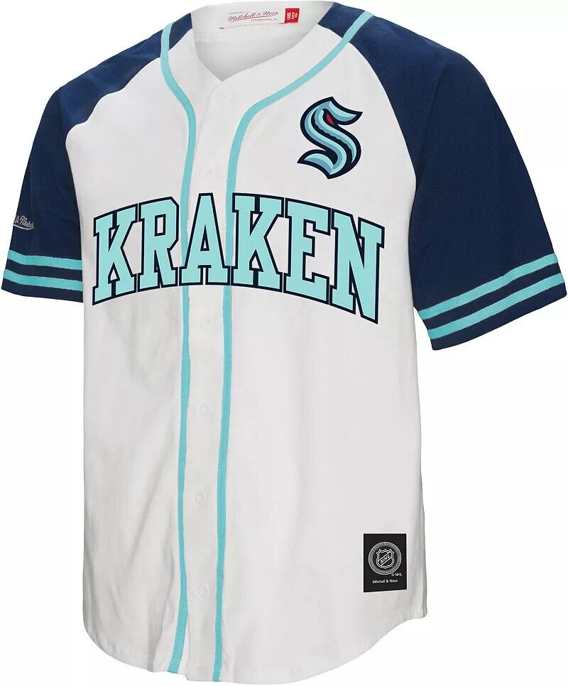 

Белая бейсбольная майка Mitchell & Ness Seattle Kraken