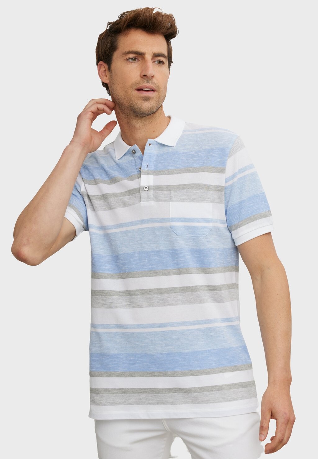 

Поло COMFORT FIGURED AC&CO / ALTINYILDIZ CLASSICS, белый