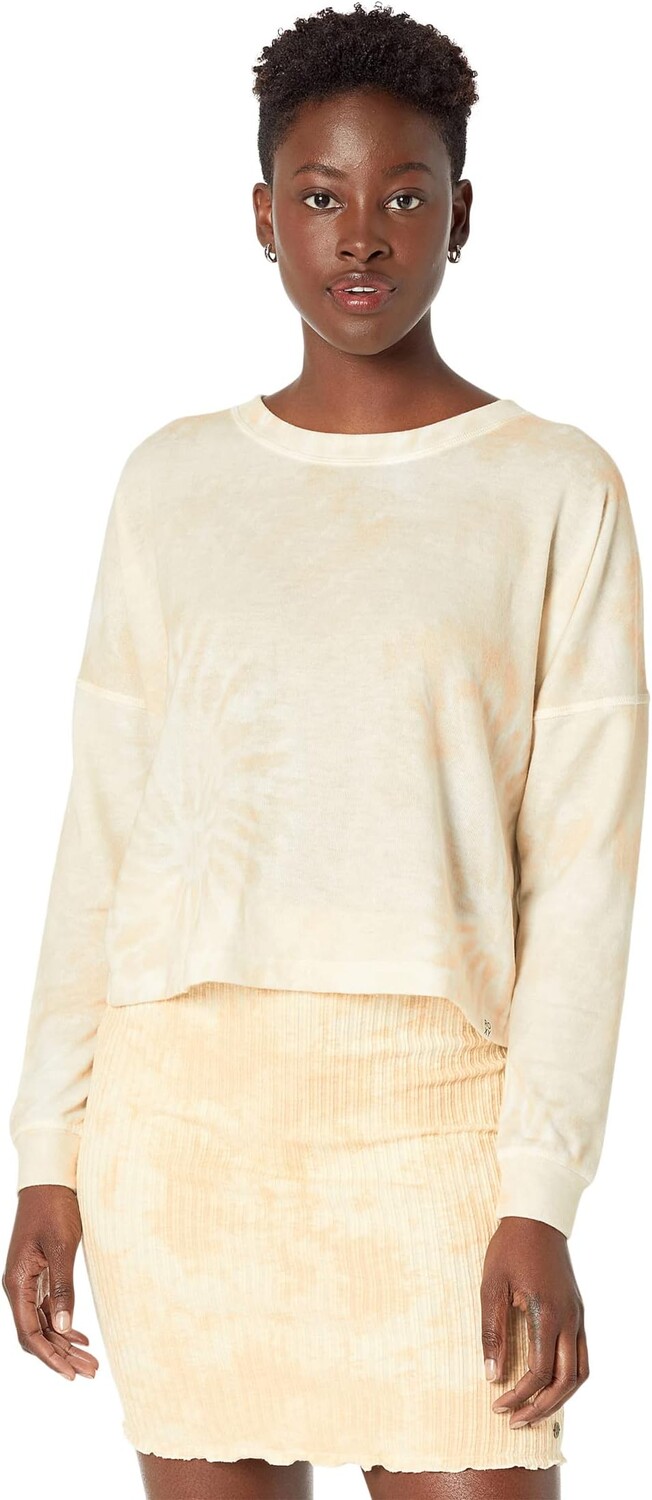 

Толстовка Roxy Current Mood Crew, цвет Tapioca Spiral Tie-Dye