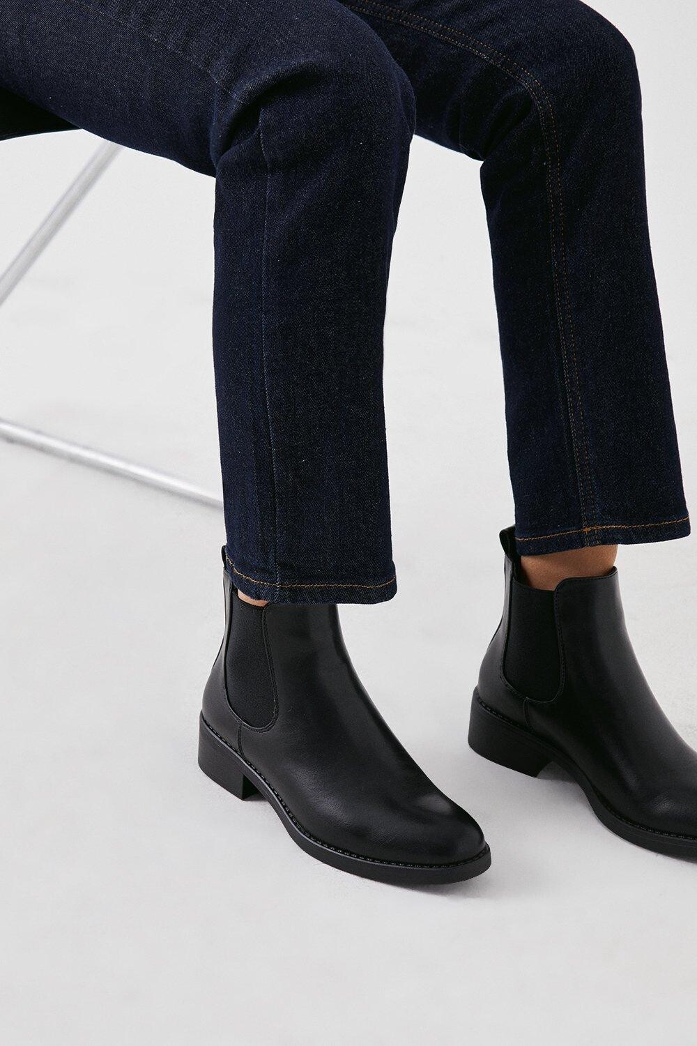 

Базовые ботинки челси Marina Dorothy Perkins, черный