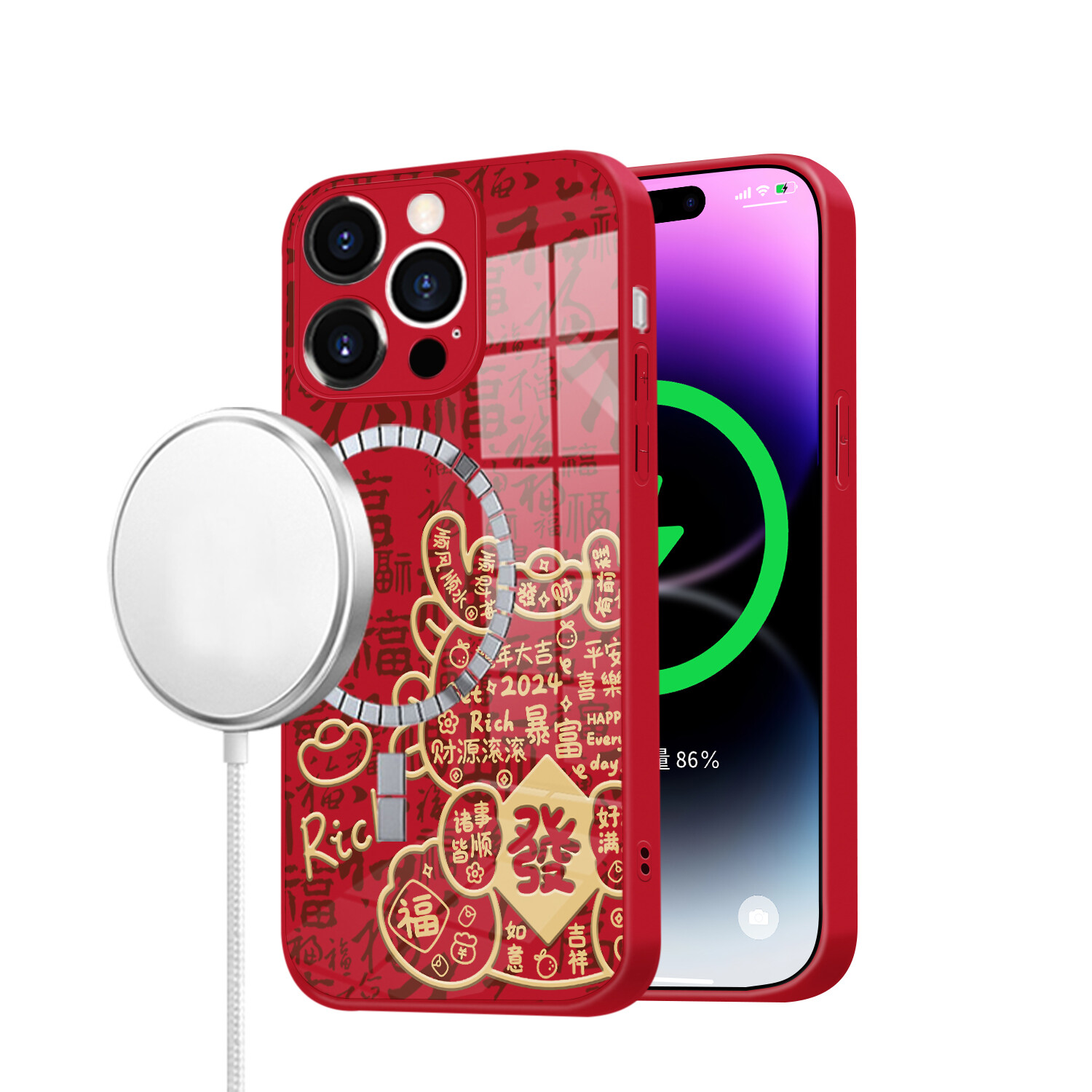 

Мелкие кости Чехол для телефона Small Bones, Chinese Red - DWYCCXBL11