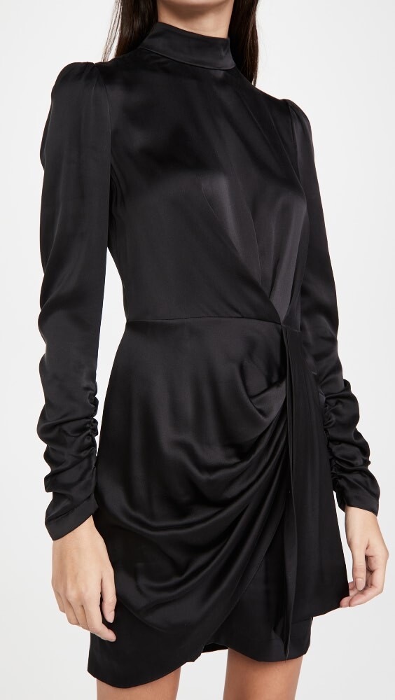 

Платье Zimmermann Silk Drape, черный