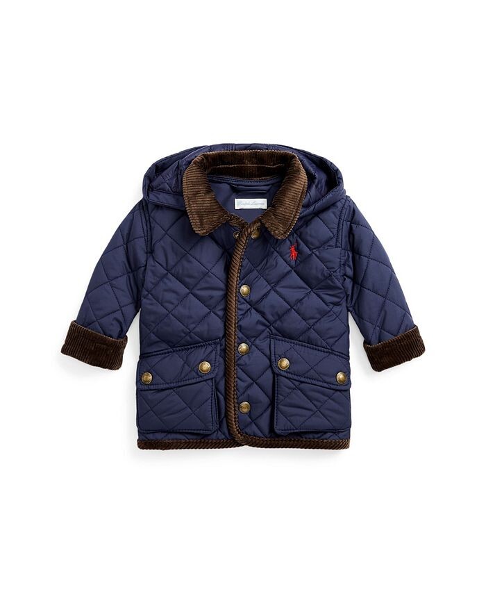 

Водоотталкивающая куртка Barn для маленьких мальчиков Polo Ralph Lauren, синий