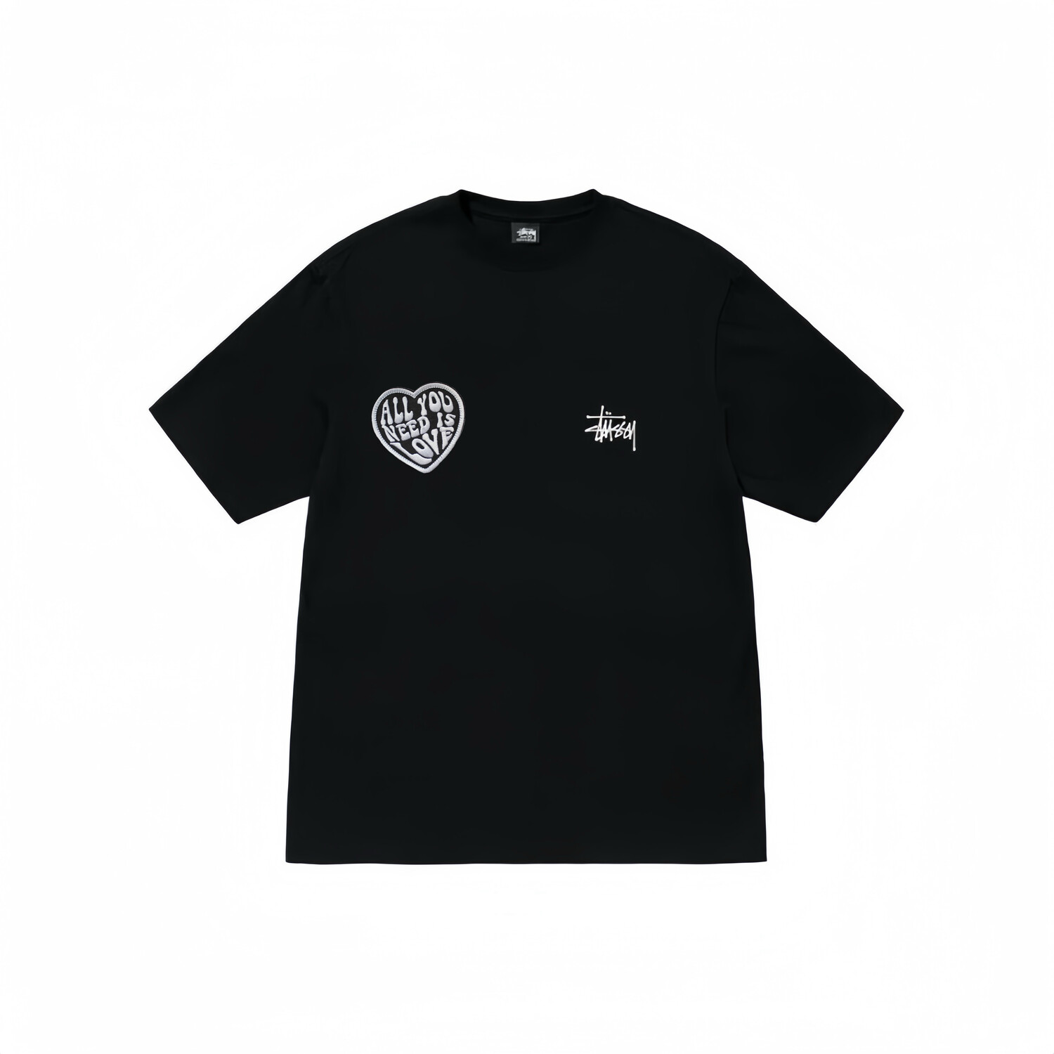 

Футболка унисекс черная Stussy, черный