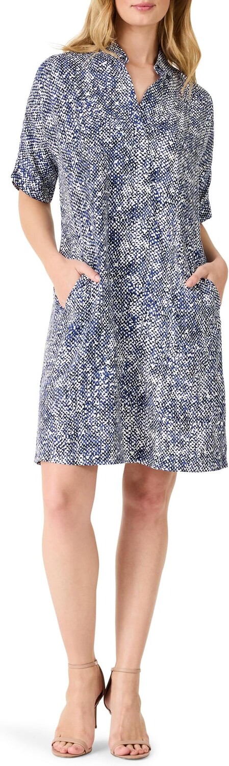 

Платье NIC+ZOE Dashing Dot Devon Dress, цвет Indigo Multi