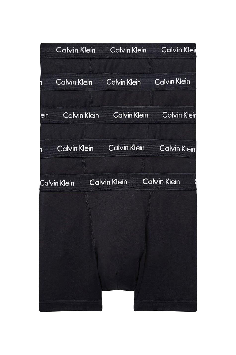 

Комплект из 5 хлопковых эластичных плавок CALVIN KLEIN, черный
