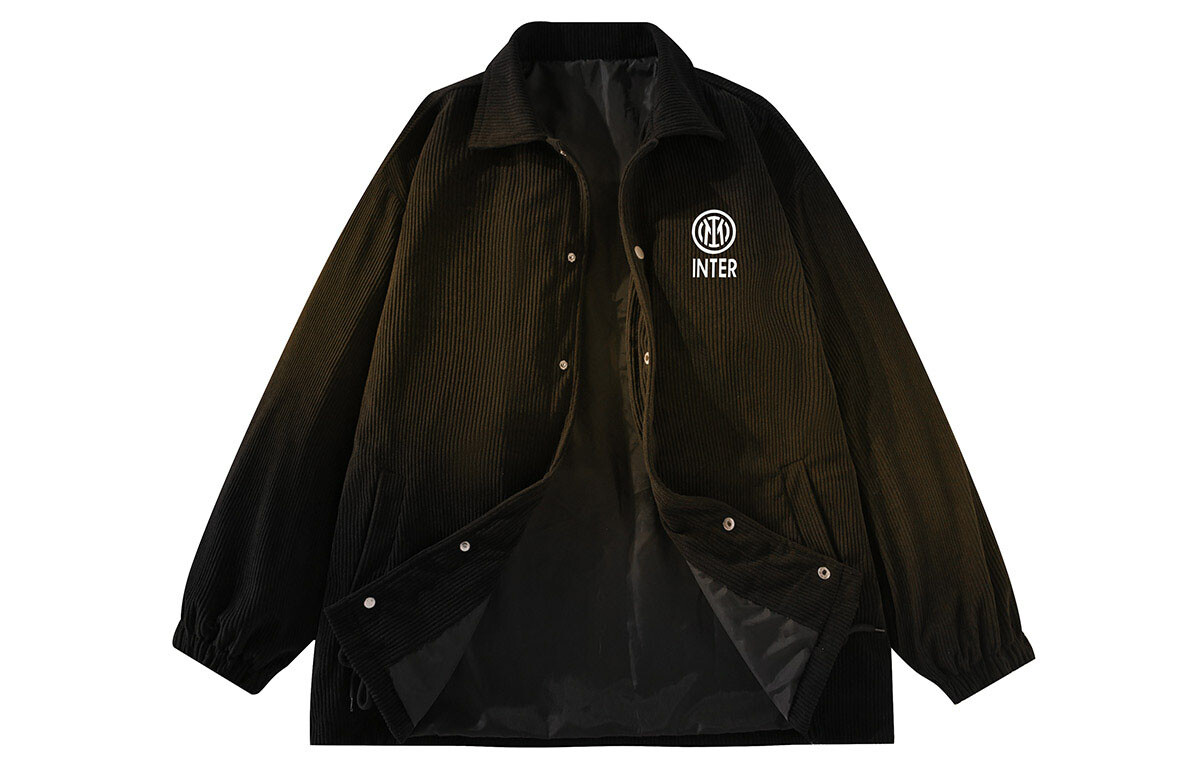 

Куртка унисекс F.C. Internazionale Milano, цвет Khaki (Fleece-Lined, Thickened)
