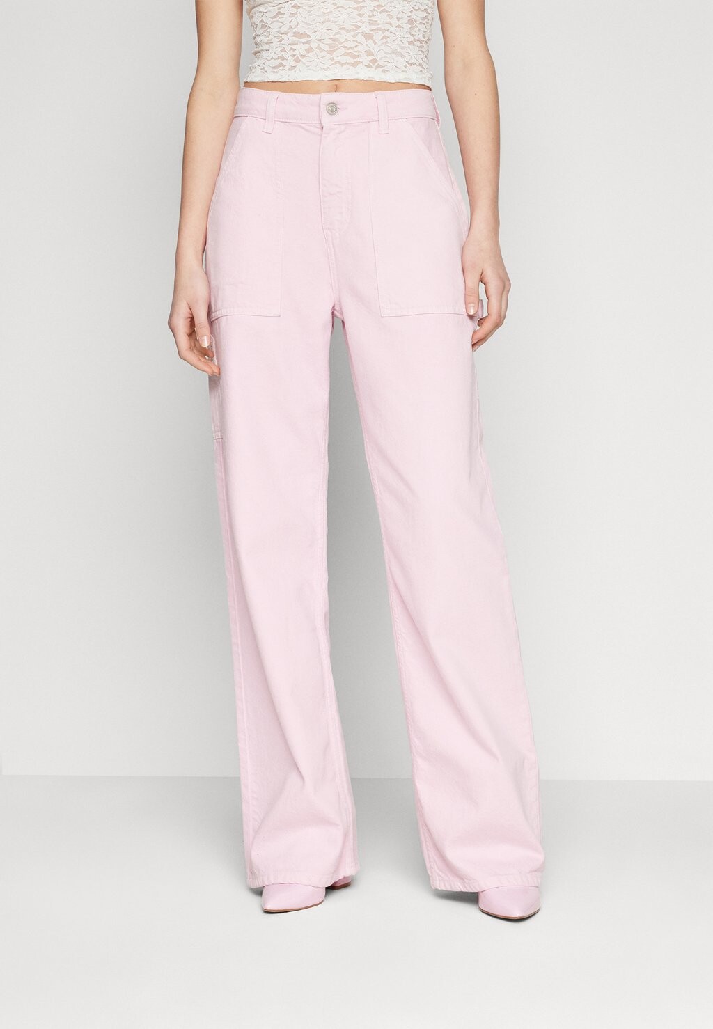 

Джинсы свободного кроя TINSLEY WORKER PANTS Colourful Rebel, цвет candy pink