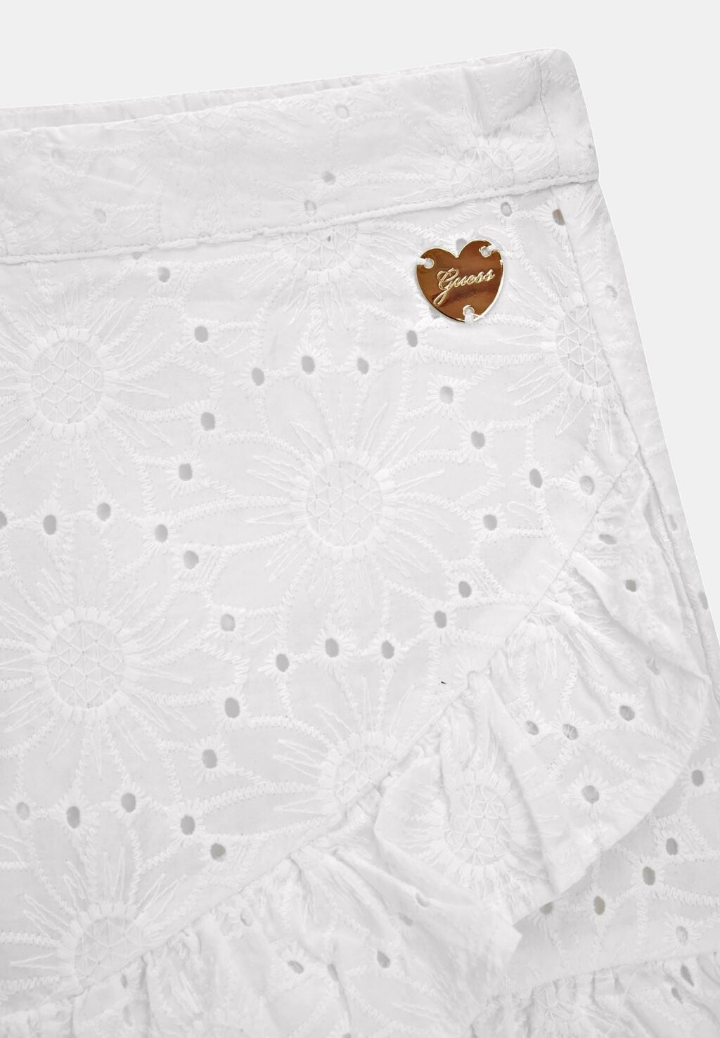 

Юбка внахлест Broderie Anglaise Guess, weiß